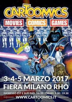 cartoomics milano poster 2017