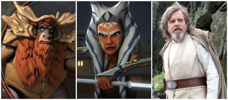 Jedi Grigi Bendu, Ahsoka, Luke