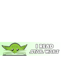 Star Wars Reads frame Yoda