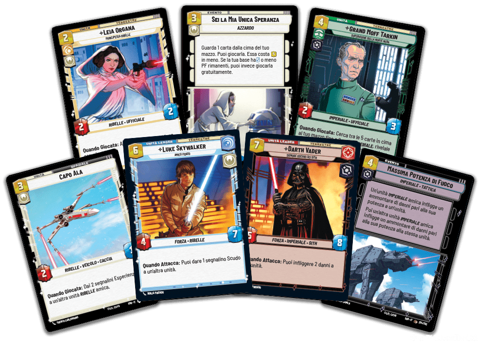 Star Wars Unlimited Carte Ita A