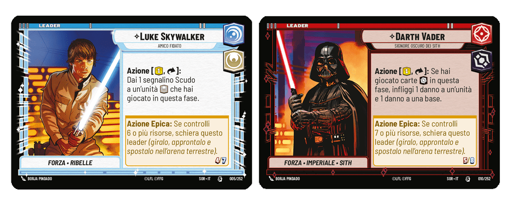 Star Wars Unlimited Carte Ita B