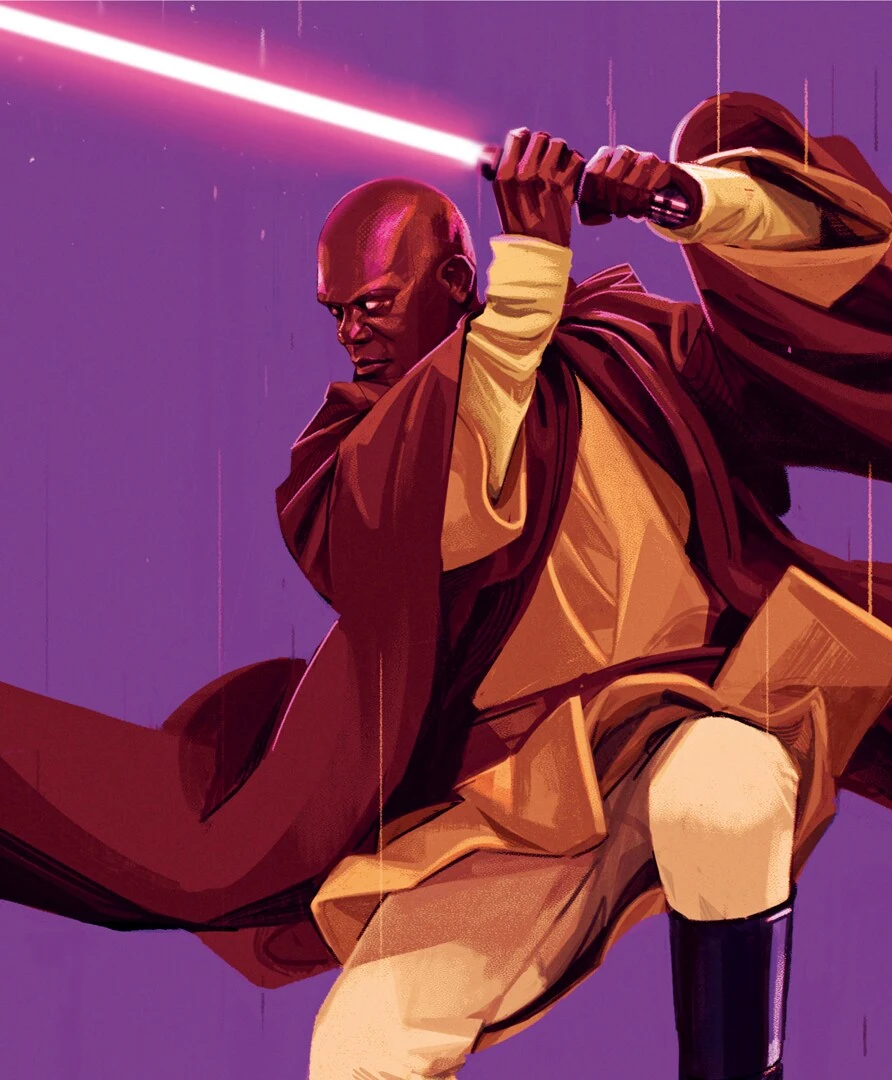 L'immagine di Windu rilasciata per il romanzo
