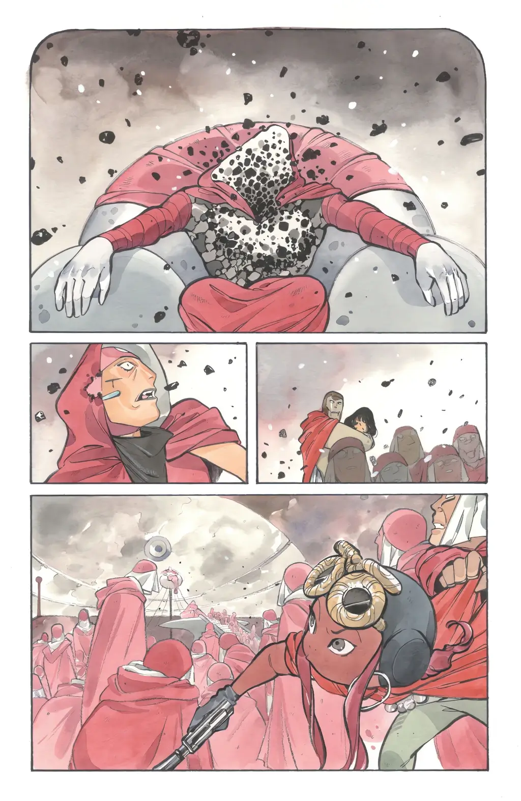 Visions - Peach Momoko, tavola 24, La morte di Tata