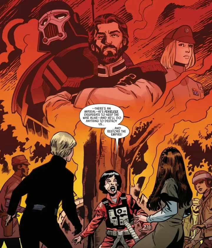 Rynn Zenat, Leia e Luke e la minaccia del Gran Moff