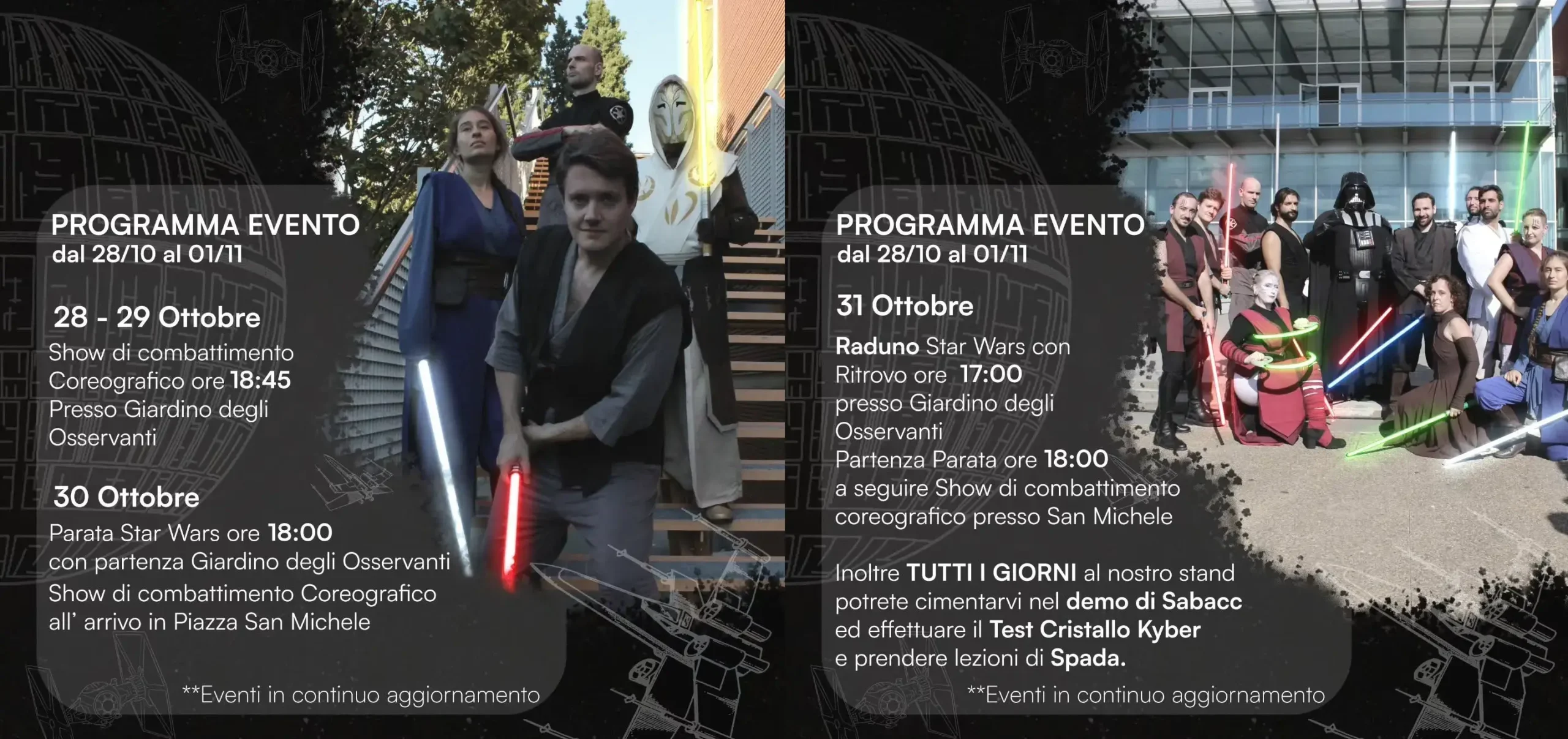 Programma Florence Knights Lucca 2026